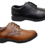 Nunn Bush By Florsheim Mens Kore Pro Plain EE Extra Wide Leather Shoes