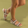 Revere Honduras Womens Comfortable Leather Adjustable Sandals