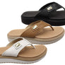 Pegada Taragi Womens Comfortable Brazilian Leather Thongs Sandals