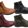 Orizonte Talun Womens European Comfortable Leather Ankle Boots