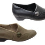 Homyped Thandi Stretch Womens Comfortable Leather Low Heel Shoes