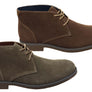 Hush Puppies Terminal Mens Extra Wide Width Leather Suede Boots