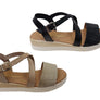 Lola Canales Cambridge Womens Comfort Leather Sandals Made In Spain
