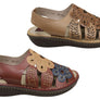 J Gean Orchid Womens Comfortable Leather Sandals Made In Brazil