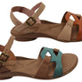 New Face Leni Womens Comfortable Leather Sandals Made In Brazil