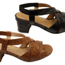 Opananken Madison Womens Comfortable Leather Low Heel Sandals