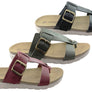 New Face Aloha Womens Comfort Leather Thongs Sandals Made In Brazil