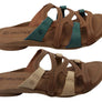 New Face Kestral Womens Comfort Leather Slides Sandals Made In Brazil