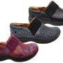 Nurse Mates Cally Womens Comfortable Wide Fit Leather Slip On Shoes