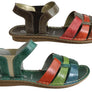 Andacco Mona Womens Comfortable Flat Leather Sandals Made In Brazil