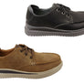 Skechers Mens Proven Valargo Comfortable Leather Lace Up Shoes