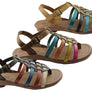 New Face Mari Womens Comfortable Leather Sandals Made In Brazil