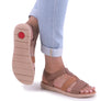 Usaflex Arwen Womens Comfortable Leather Sandals Made In Brazil