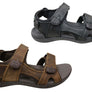 Scholl Orthaheel Brody Mens Supportive Comfort Leather Sandals
