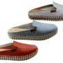 Bottero Holland Womens Comfort Leather Closed Toe Open Back Mules