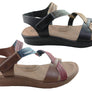 New Face Lottia Womens Comfortable Leather Sandals Made In Brazil