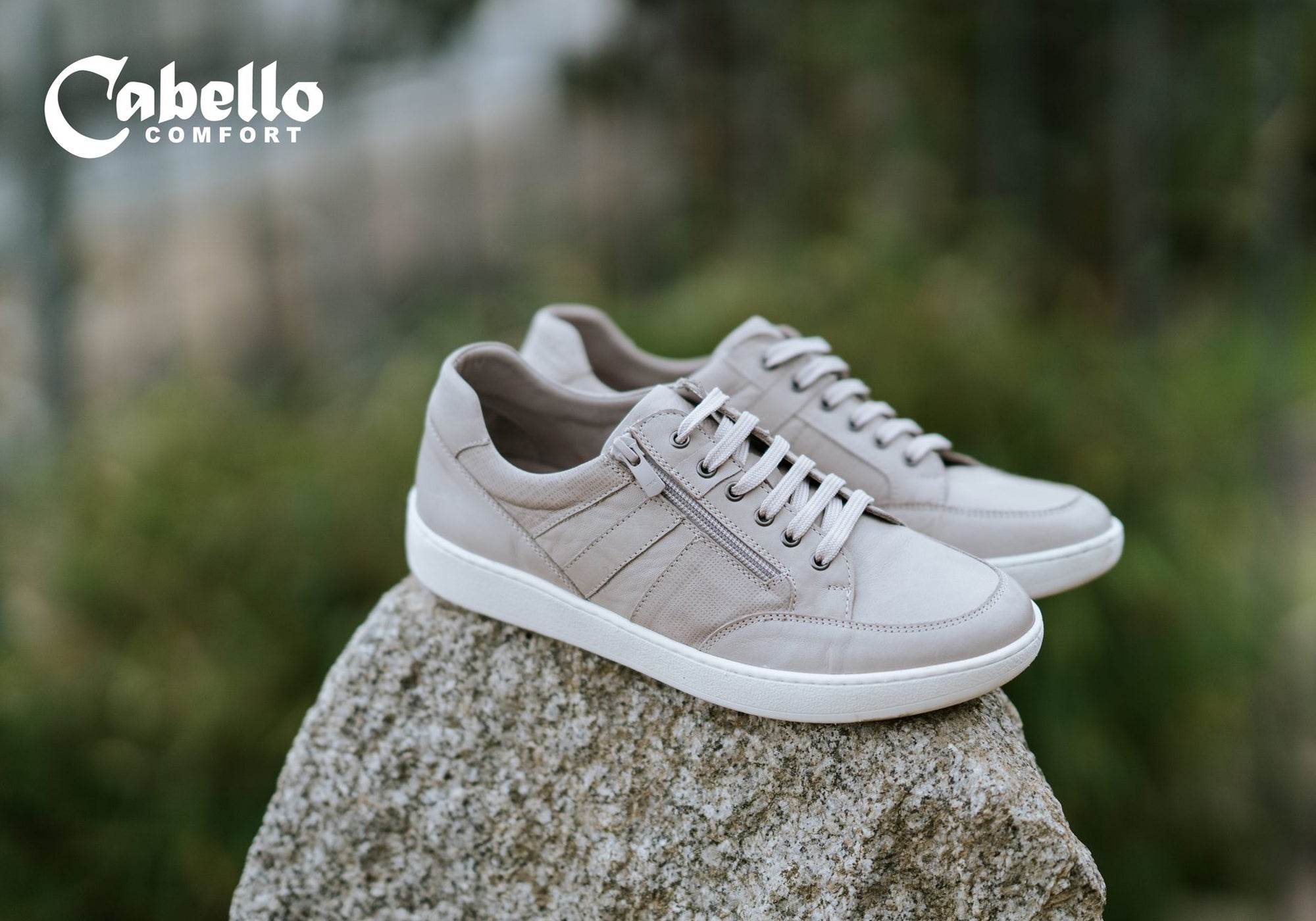 Cabello Comfort Finn Mens Comfortable European Leather Casual Shoes