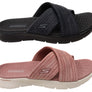 Skechers Womens GOwalk Flex Sandal Impressed Slides Sandals