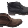 Democrata Jarrod Mens Brazilian Comfortable Leather Lace Up Boots