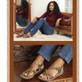 New Face Lottia Womens Comfortable Leather Sandals Made In Brazil