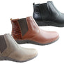 Andacco Civic Womens Leather Comfortable Ankle Boots Made In Brazil