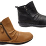 Orizonte Poet Womens European Comfortable Leather Ankle Boots
