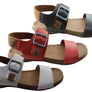 New Face Tasha Womens Comfortable Leather Sandals Made In Brazil