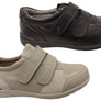 Homyped Womens Odette Strap Comfortable Extra Wide Leather Shoes