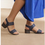 Balatore Sally Womens Comfortable Brazilian Leather Low Heel Sandals