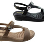 Comfortflex Natalie Womens Comfortable Wedge Sandals Made In Brazil