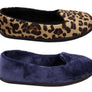 Dearfoams Womens Rebecca Microfiber Velour Wide Width Slippers