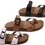 Via Paula Toto Womens Leather Comfort Thongs Sandals Made in Brazil