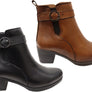 Orizonte Aquem Womens European Comfortable Leather Ankle Boots