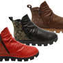 Orizonte Intrepid Womens European Comfortable Leather Ankle Boots