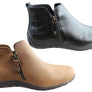 Andacco Central Womens Leather Comfortable Ankle Boots Made In Brazil