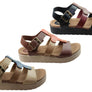 Pegada Atlas Womens Comfortable Leather Sandals Made In Brazil