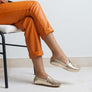 Savelli Stephanie Womens Comfort Leather Loafer Shoes Made In Brazil