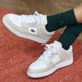 Lacoste Women Leather Lace Up Court Cage 2 123 Sneakers