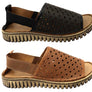 Orizonte Carnival Womens Comfortable European Leather Sandals