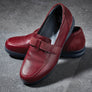 Scholl Orthaheel Virgo Womens Supportive Leather Comfort Loafers Shoes