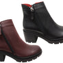 Orizonte Glyndon Womens European Comfortable Leather Ankle Boots