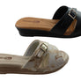 Comfortflex Rosie Womens Comfort Wedge Slides Sandals Made In Brazil