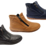 Orizonte Maia Womens European Comfortable Leather Ankle Boots