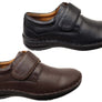 Hush Puppies Bloke Mens Comfortable Leather Triple Wide Fit Shoes