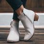 Scholl Orthaheel Heaven Womens Comfortable Leather Ankle Boots