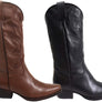 D Milton Delilah Womens Comfortable Leather Western Cowboy Boots