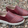 Usaflex Dolce Womens Comfortable Leather Slip On Shoes Made In Brazil