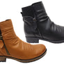 Orizonte Village Womens European Comfortable Leather Ankle Boots