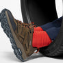 Hush Puppies Koodoo Mens Brown Comfortable Leather Lace Up Shoes