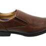 Pegada Ian Mens Comfortable Brazilian Leather Slip On Dress Shoes